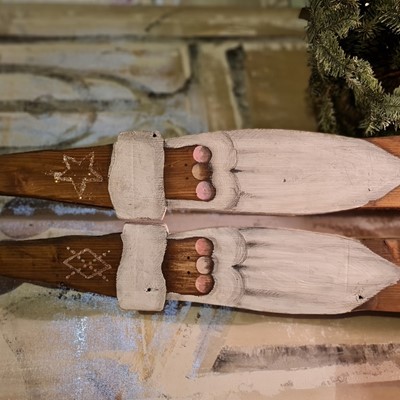Babbo Natale in legno